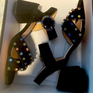 J.CREW new in box studded heels